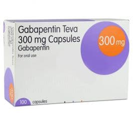 GABAPENTIN TEVA 300MG X 100 CAPSULE