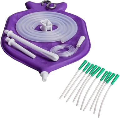 HEALTH AND YOGA ENEMA KIT - PURPLE