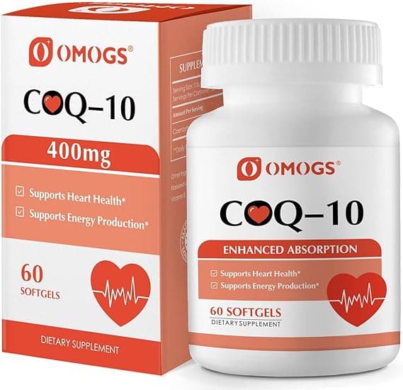 Omogs CoQ10 400mg 60 softgels