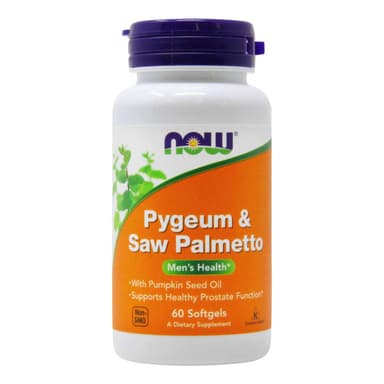 NOW FOODS PYGEUM AND SAW PALMETTO