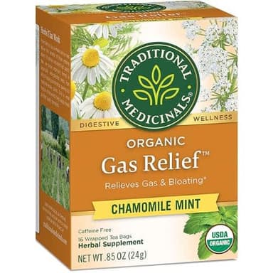 TRADITIONAL MEDICINALS ORGANIC GAS RELIEF CHAMOMILE-16 TEA BAGS
