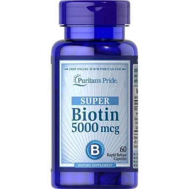 Puritans pride super biotin 5000mcg