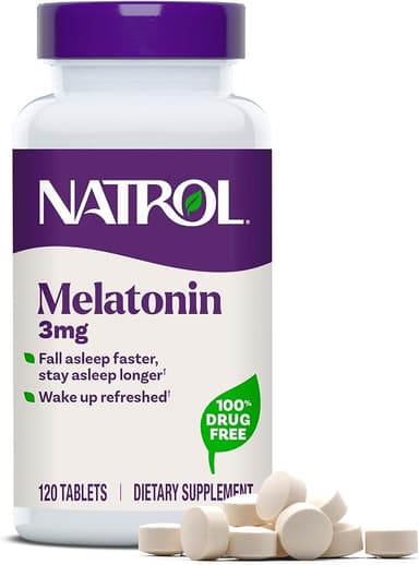 NATROL MELATONIN 3MG X 120 TABS