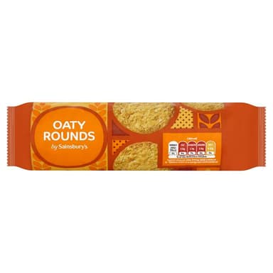 SAINSBURY OATS ROUNDS 300g