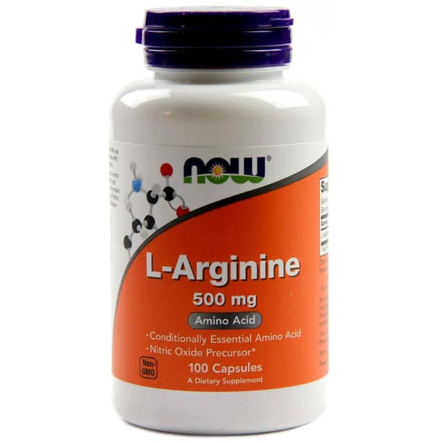NOW FOODS L-ARGININE 500MG X 100 TABS