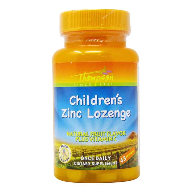 THOMPSON CHILDREN'S ZINC LOZENGES X 45 TABS
