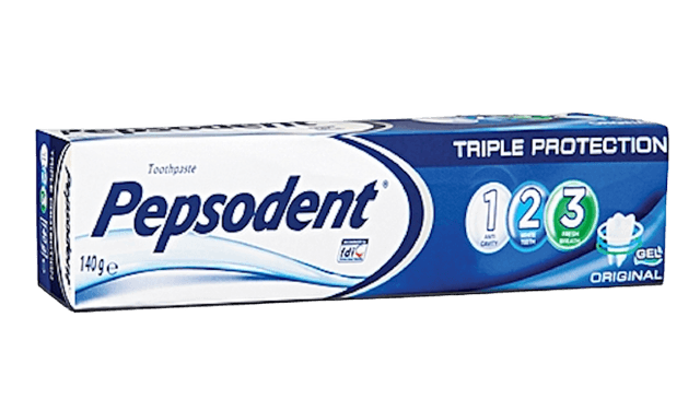 PEPSODENT TRIPLE PROTECTION 123