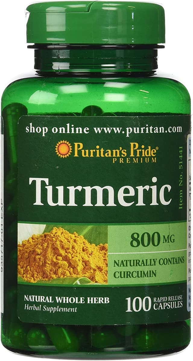 PURITANS PRIDE TURMERIC 800MG X 100