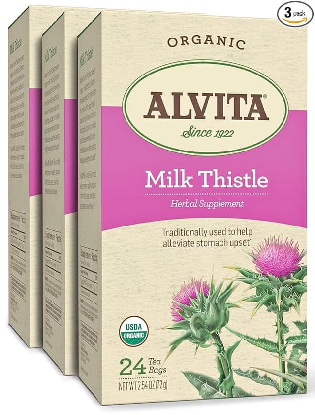 ALVITA ORGANIC MILK THISTLE TEA X 24 BAGS