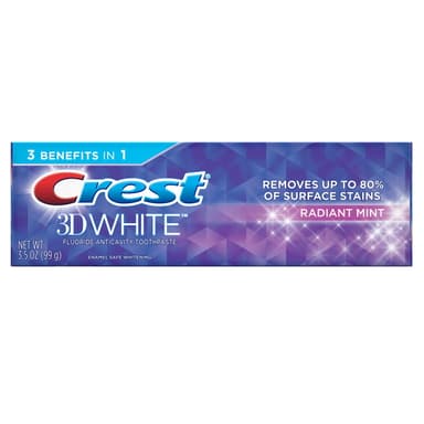 CREST 3D WHITE RADIANT MINT 99G