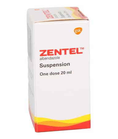 ZENTEL SUSPENSION 20ML
