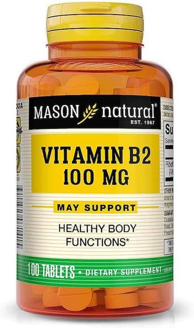MASON NATURAL B2 100MG X 100 TABS
