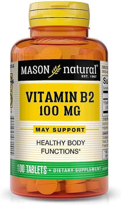 MASON NATURAL B2 100MG X 100 TABS