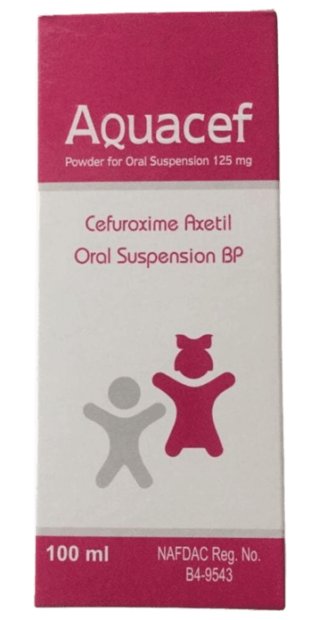 AQUACEF SUSPENSION 125MG X 100ML