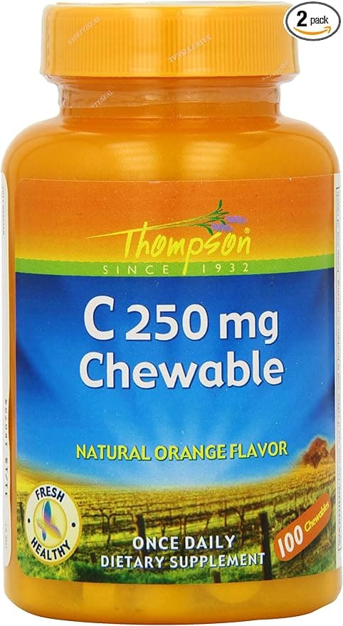 THOMPSON CHILDREN'S VITAMIN C CHEWABLE 250MG X 100 TABS
