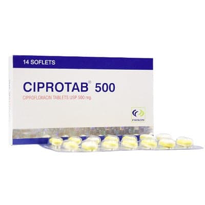 CIPROTAB 500MG X 14