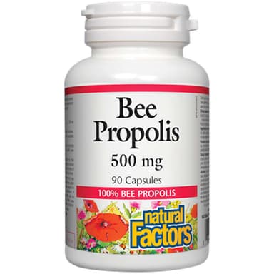NATURAL FACTOR BEE PROPOLIS EXTRACT 500MG X 90TABS