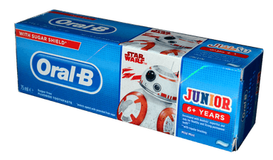 ORAL B JUNIOR 6 YEARS PLUS TOOTHPASTE 75ML