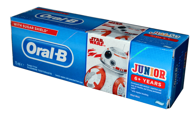 ORAL B JUNIOR 6 YEARS PLUS TOOTHPASTE 75ML