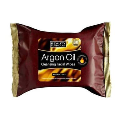 BEAUTY FORMULAS ARGAN OIL FACIAL WIPES X 30