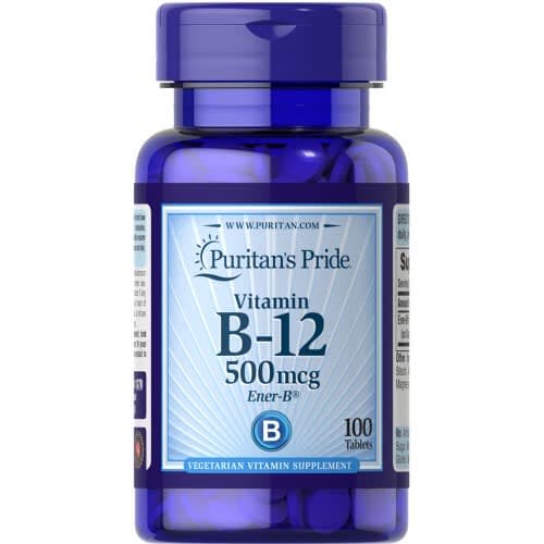 PURITAN VIT B-12 500MCG X 100 TABS