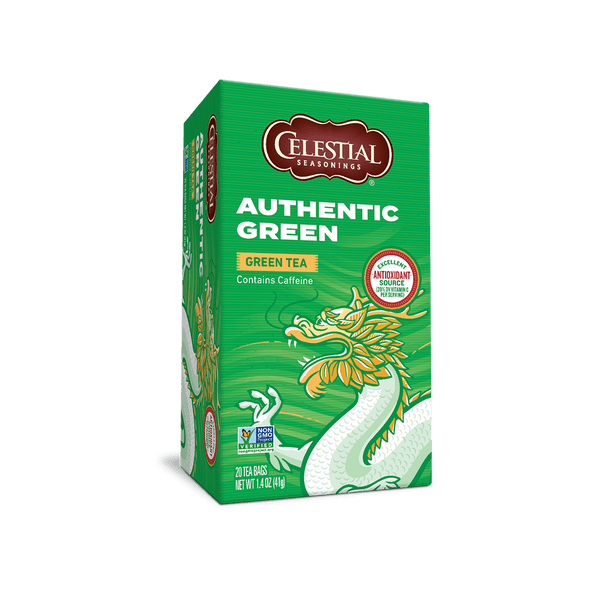 CELESTIAL SEASONING AUTHENTIC GREEN TEA