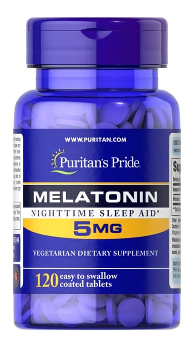 PURITAN'S PRIDE MELATONIN 5MG X 120 CAPS