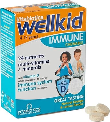 WELLKID IMMUNE CHEWABLE X 30 TABS