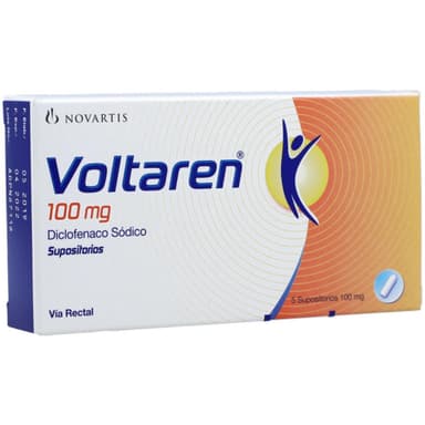 VOLTAREN 100MG SUPPOSITORY