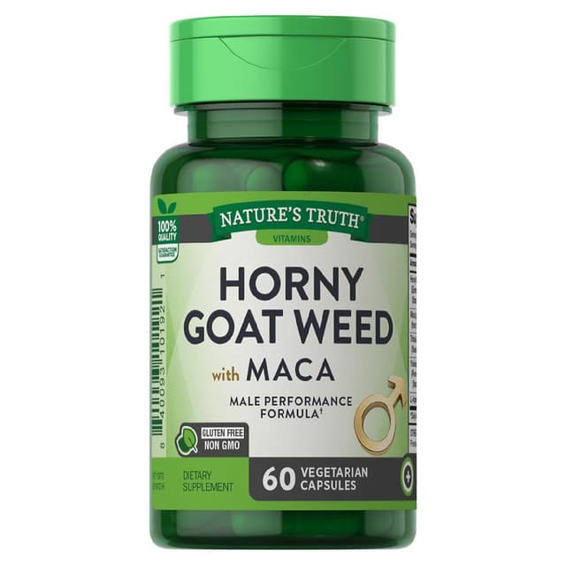 Nature's truth Horny goat weed with maca 60 capsules