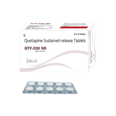 QTF-200 SR Quetiapine sustained release tablets 200mg (each blister)