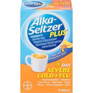 ALKA-SELTZER PLUS COLD & FLU X6(SEVERE) PACK