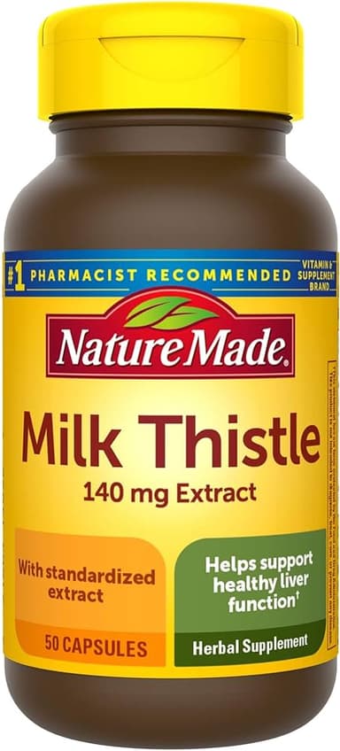 NATURE MADE MILK THISTLE 140MG X 50 CAPS