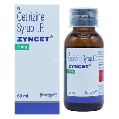 ZYNCET 5MG/5ML SYRUP 60ML