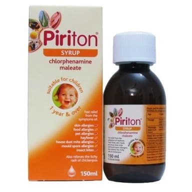 PIRITON SYRUP 150ML UK