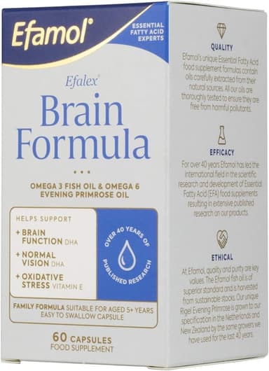 EFAMOL BRAIN OMEGA 3 X 60 CAPS