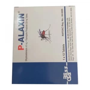 P-ALAXIN 40MG/320MG X 12 TABS