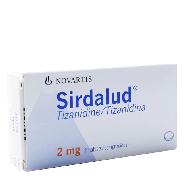 SIRDALUD TABLETS - 2MG PER SATCHET