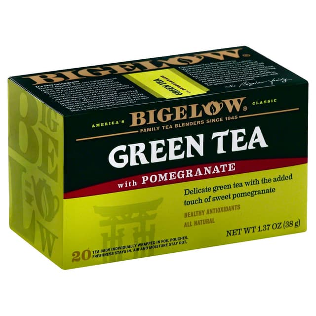 BIGELOW GREEN TEA WITH POMEGRANATE