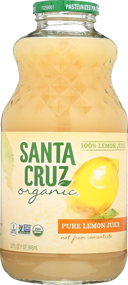 SANTA CRUZ ORGANIC LEMON JUICE-32 OZ