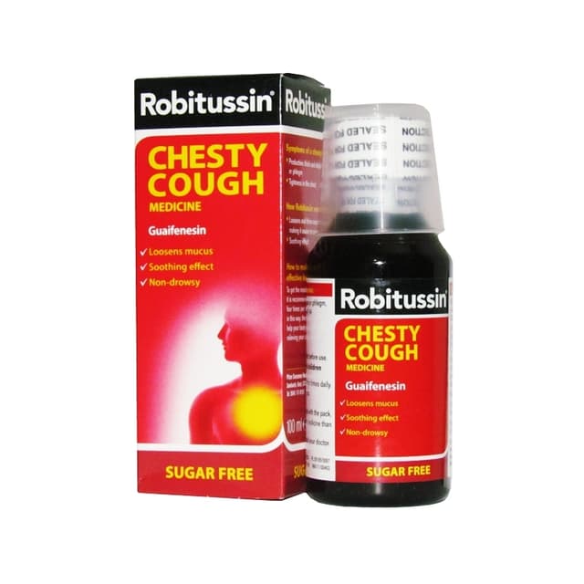 ROBITUSSIN CHESTY COUGH SYRUP 100ML