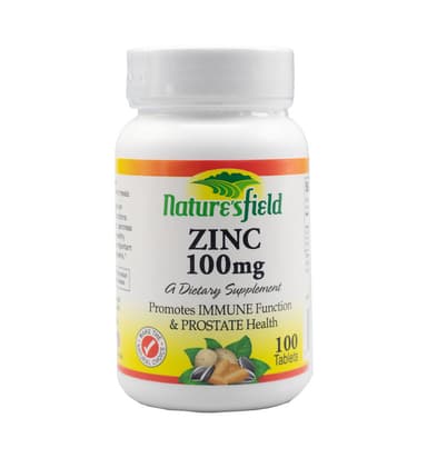NATURE'S FIELD ZINC 100MG *100