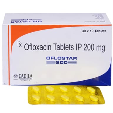OFLOXACIN 200MG TABS BY 10 (HOVID)