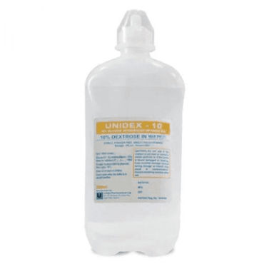 UNIDEX-10 10% DEXTROSE IN WATER 500ML