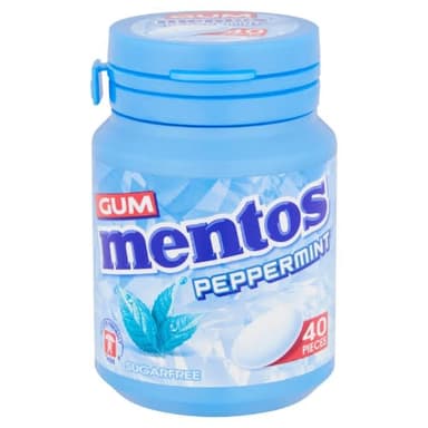 GUM MENTOS PEPPERMINT 56G