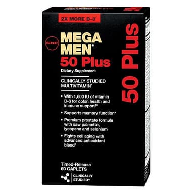 GNC MEGA MEN 50+ X 60 CAPLETS