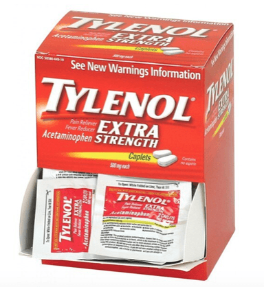 TYLENOL EXTRA STRENGTH X2 CAPLETS EACH