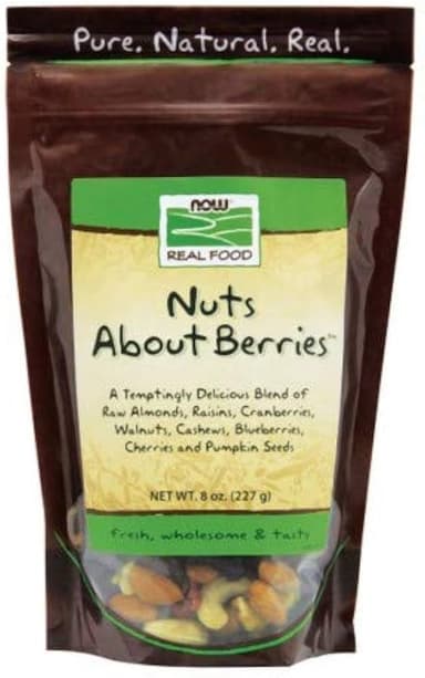 NOW REAL FOOD NUTS ABOUT BERRIES