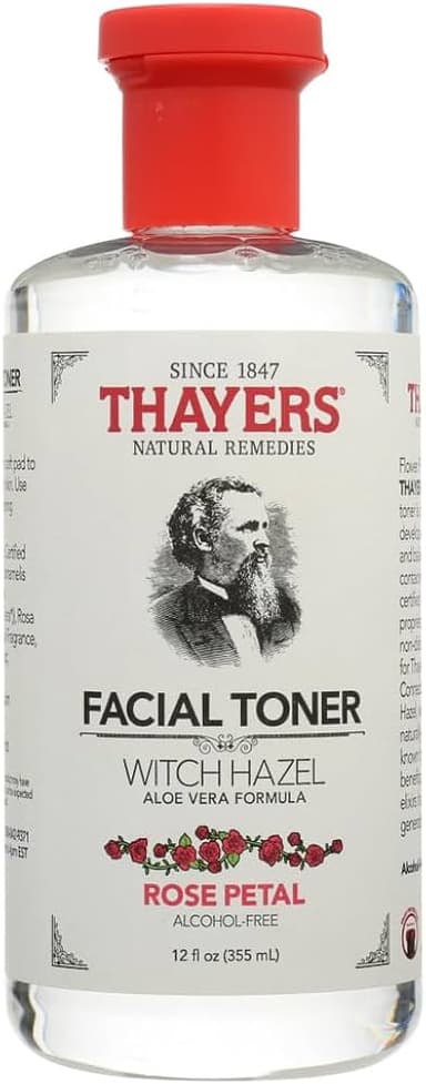THAYERS FACIAL TONER WITCH HAZEL ROSE PETALS 355ML