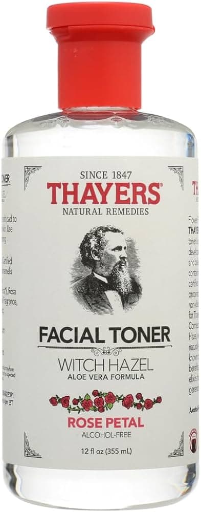 THAYERS FACIAL TONER WITCH HAZEL ROSE PETALS 355ML